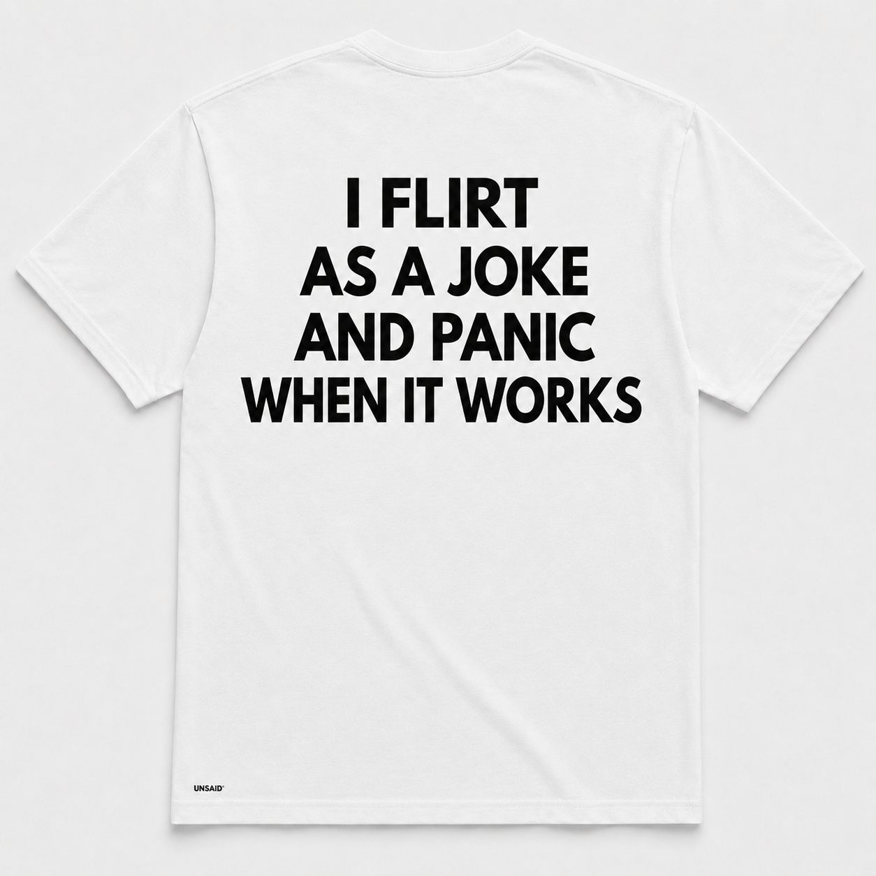 I FLIRT AS A JOKE AND PANIC WHEN IT WORKS