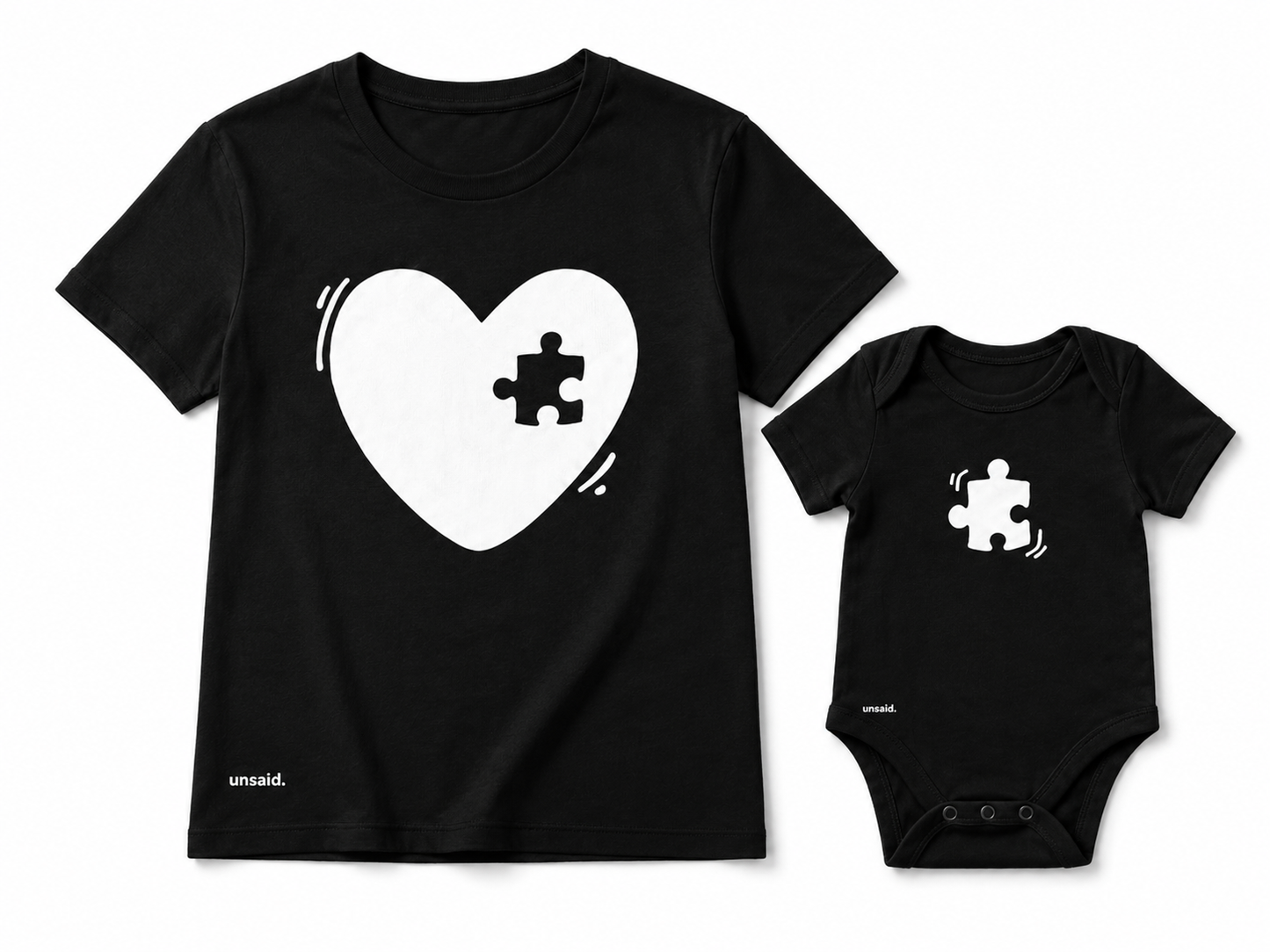 Heart & Puzzle Matching Set