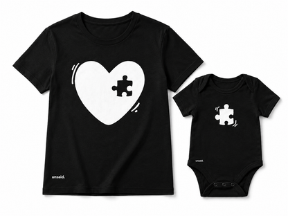 Heart & Puzzle Matching Set