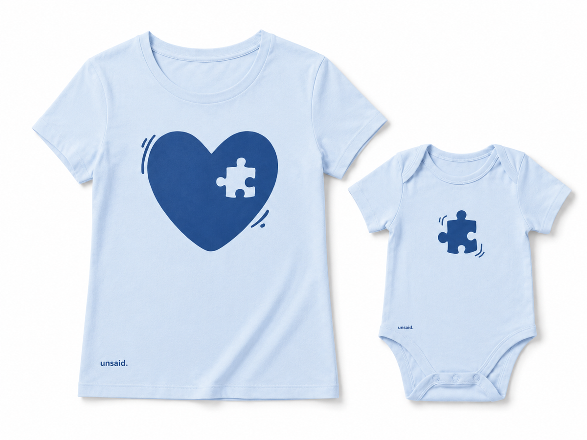 Heart & Puzzle Matching Set