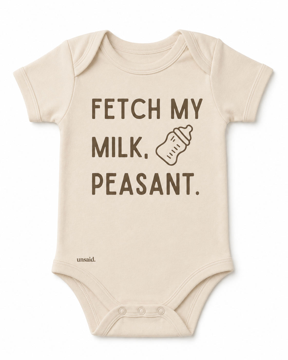 Fetch My Milk. Peasant.