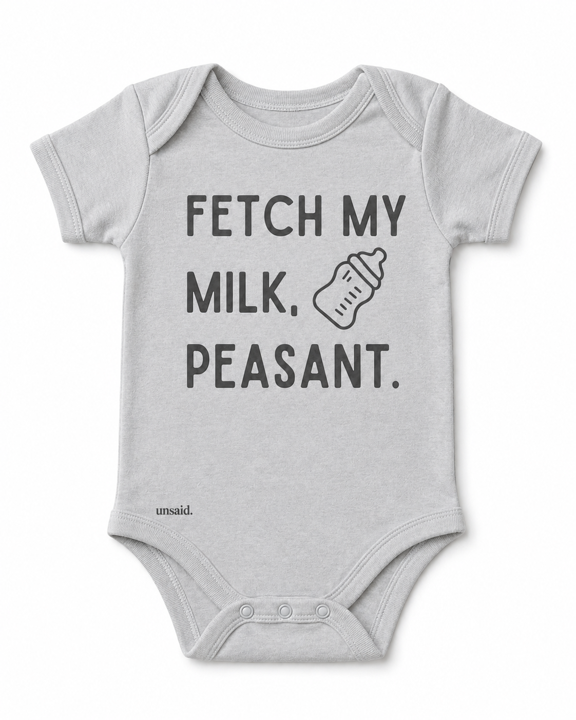 Fetch My Milk. Peasant.