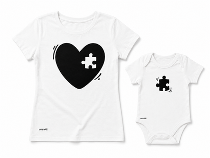 Heart & Puzzle Matching Set