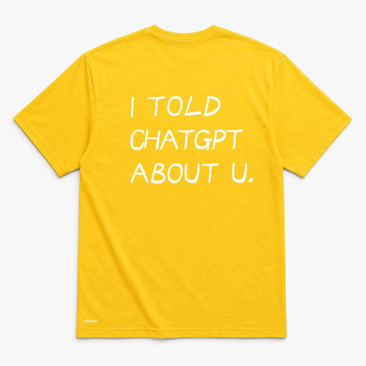 I TOLD CHAT GPT ABOUT YOU.