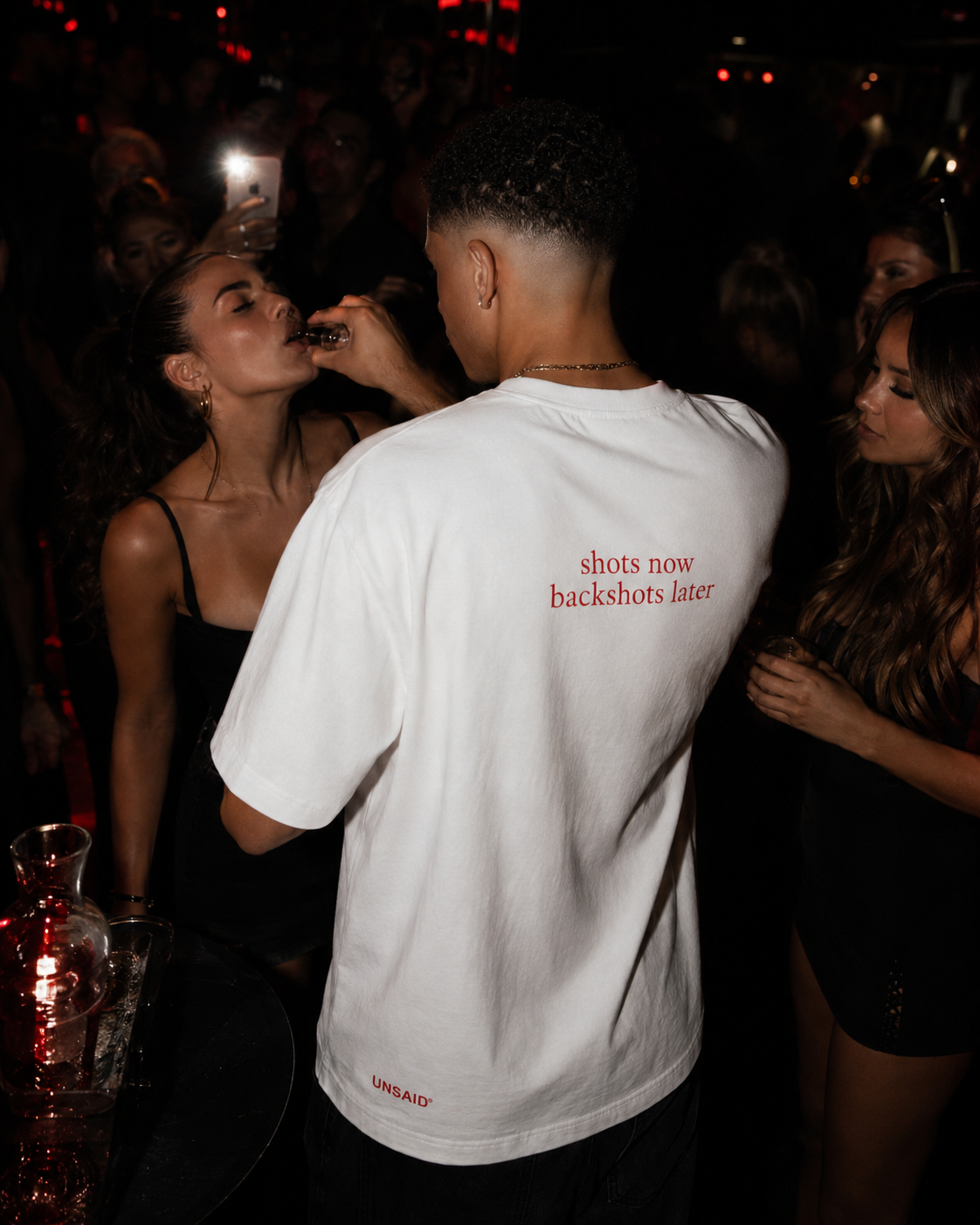 Shots now backshots later