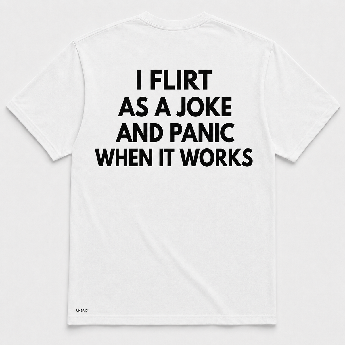 I FLIRT AS A JOKE AND PANIC WHEN IT WORKS